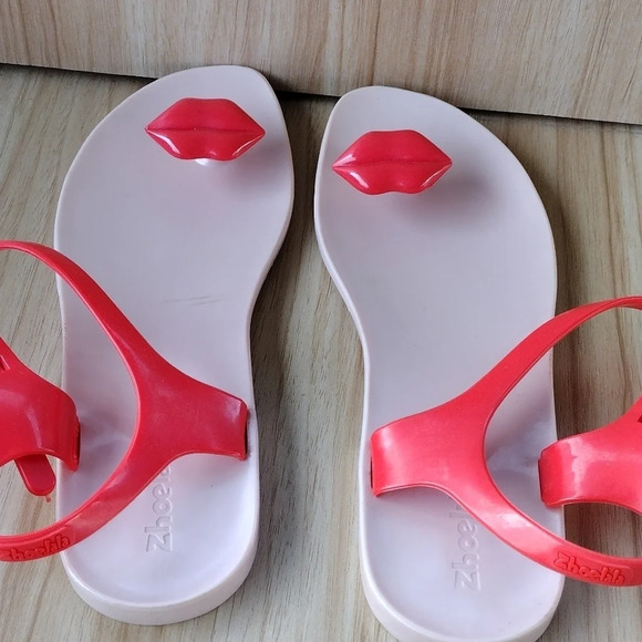 Zhoelala kiss silicone summer sandals size 40 US 10 NWOB - Picture 4 of 7